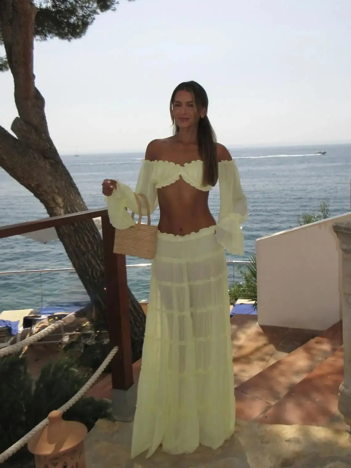 Skirt 3 Piece Bikini Set